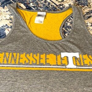 Creative apparel WMN tank top shirt gray orange tn vols Tennessee vols UT vols M